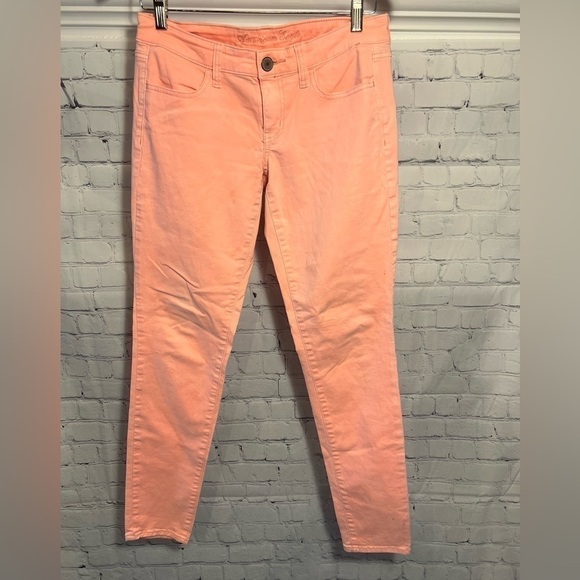 American Eagle Super Stretch Peach Pant - Picture 4 of 10